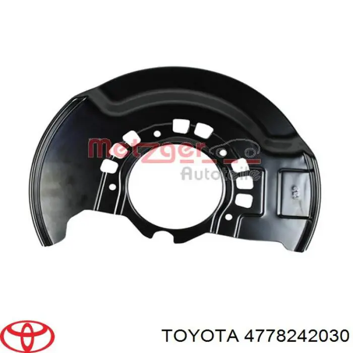 Купить 4778242030 Toyota Защита тормозного диска, переднего, левого
