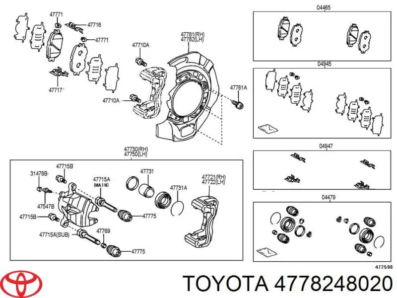  4778248020 Toyota