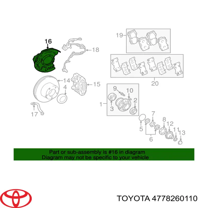  4778260110 Toyota