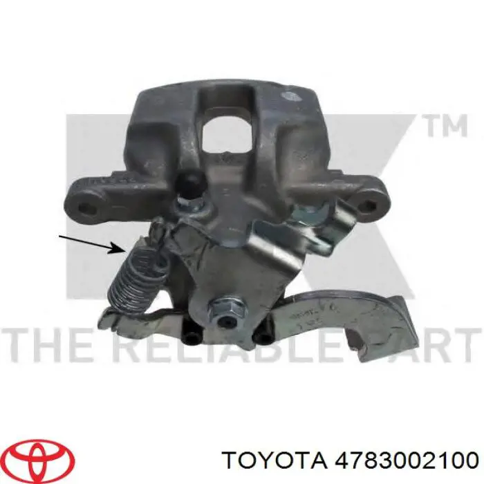 Купить 4783002100 Toyota Суппорт задний правый