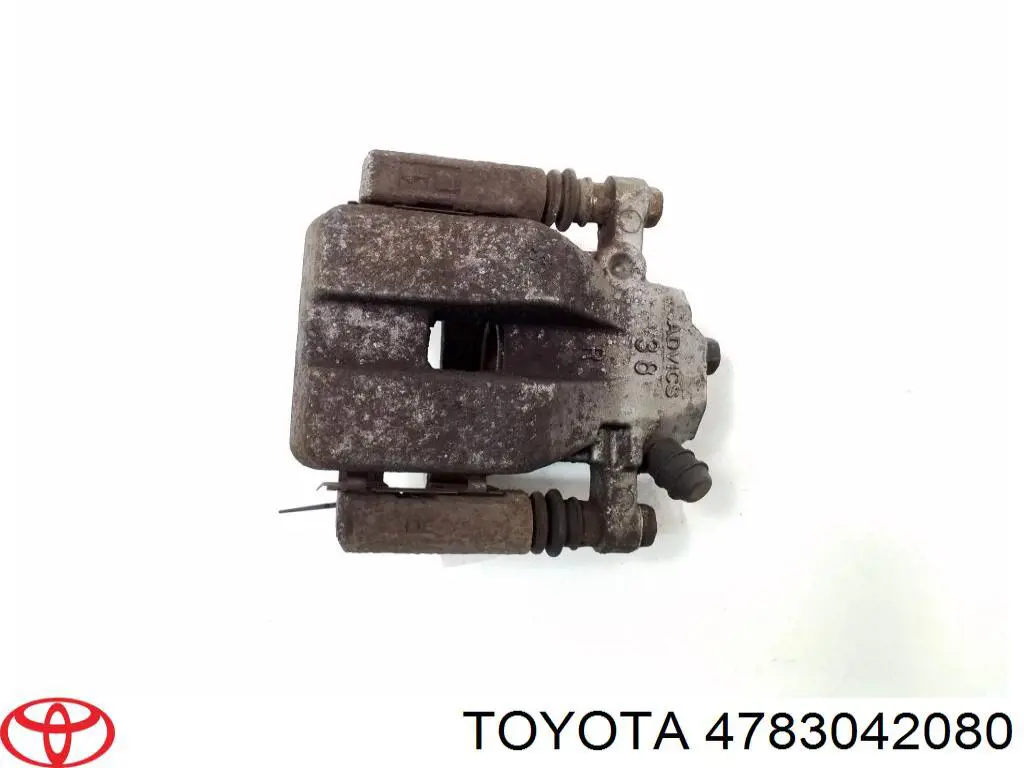 4783042080 Toyota суппорт тормозной задний правый
