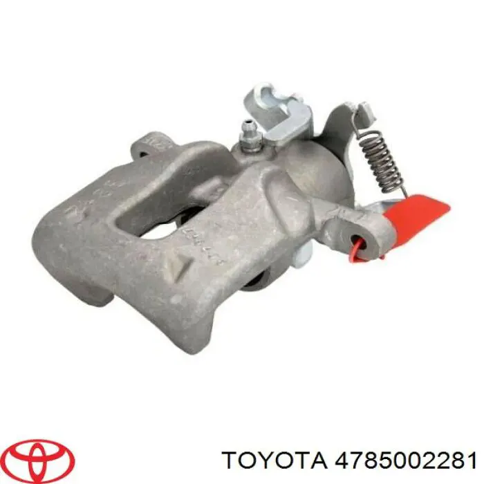4785002281 Toyota suporte do freio traseiro esquerdo