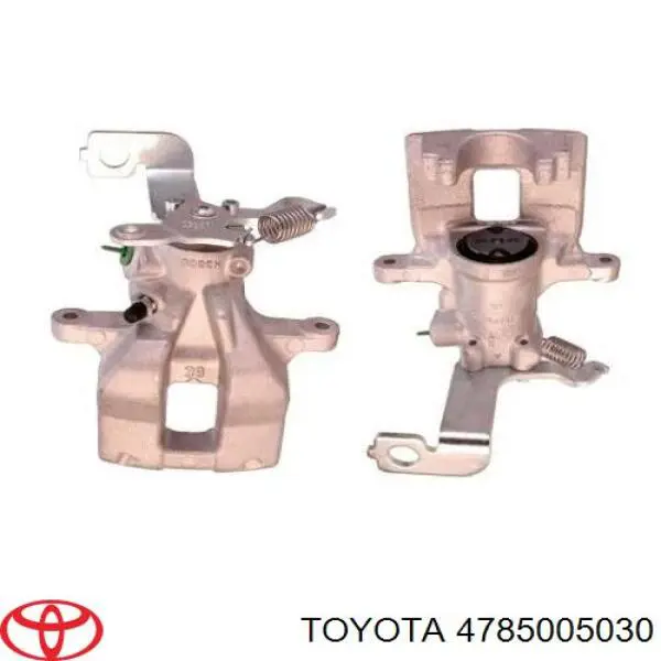 4785005030 Toyota суппорт тормозной задний левый