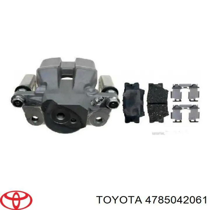 4785042061 Toyota суппорт тормозной задний левый