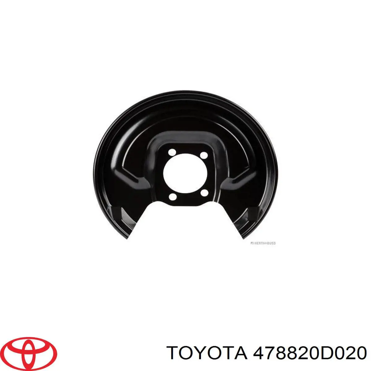 478820D020 Toyota proteção esquerda do freio de disco traseiro