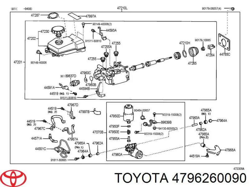  Toyota 4796260090 цена, от 0.94 USD