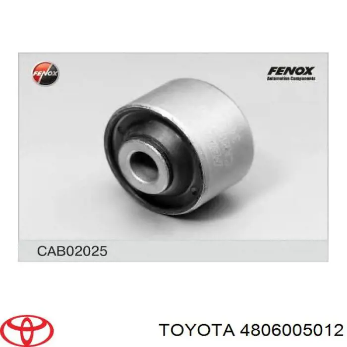Suspensión, brazo oscilante trasero inferior 4806005012 Toyota