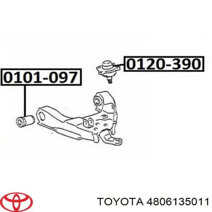 Купить AAMTO1165 Tenacity Сайлентблок нижний передней подвески