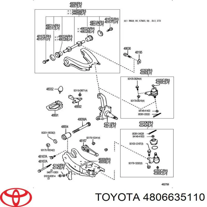  4806635110 Toyota