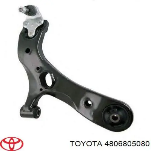 Braço oscilante inferior direito de suspensão dianteira para Toyota Avensis (T27)