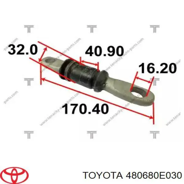 Правый рычаг передней нижней подвески Toyota 480680E030 цена, от 84.12 USD
