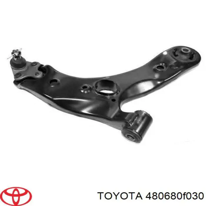 480680F030 Toyota braço oscilante inferior direito de suspensão dianteira