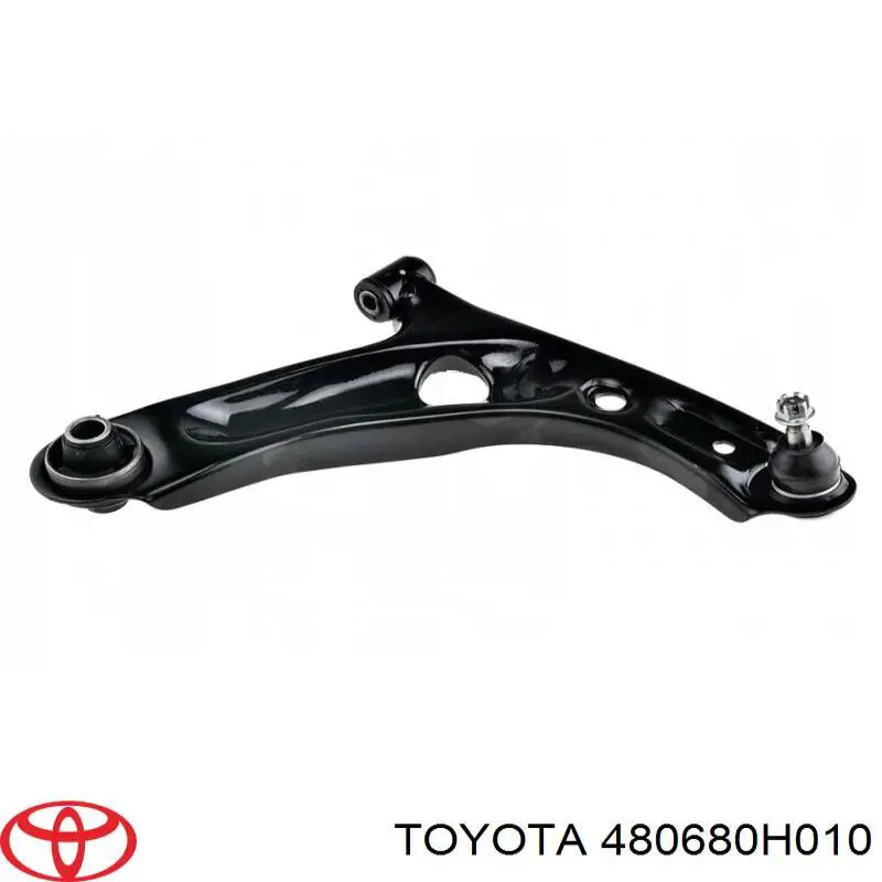 480680H010 Toyota braço oscilante inferior direito de suspensão dianteira