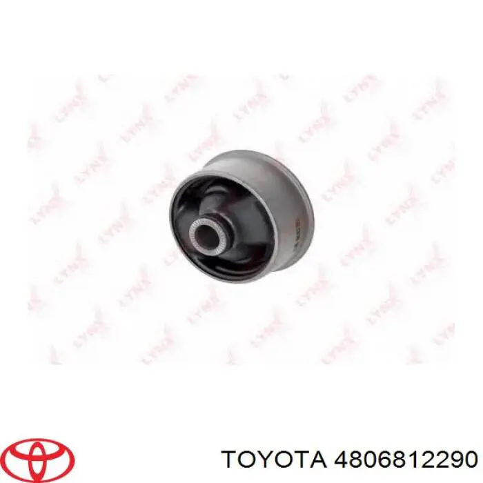 4806812290 Toyota braço oscilante inferior direito de suspensão dianteira