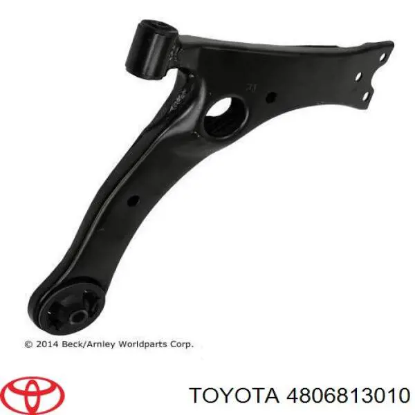 4806813010 Toyota Рычаг передней подвески нижний, правый