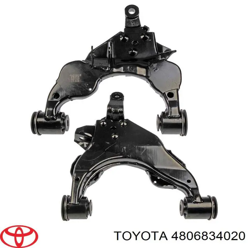 4806834020 Toyota Рычаг передней подвески нижний, правый