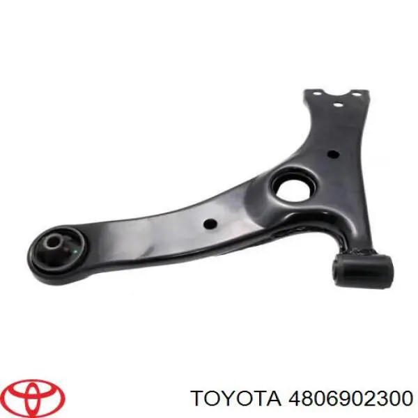 4806902300 Toyota braço oscilante inferior esquerdo de suspensão dianteira