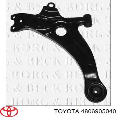 Левый рычаг передней нижней подвески Toyota 4806905040 цена, от 40.50 USD