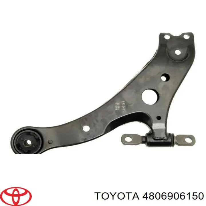 4806906150 Toyota braço oscilante inferior esquerdo de suspensão dianteira