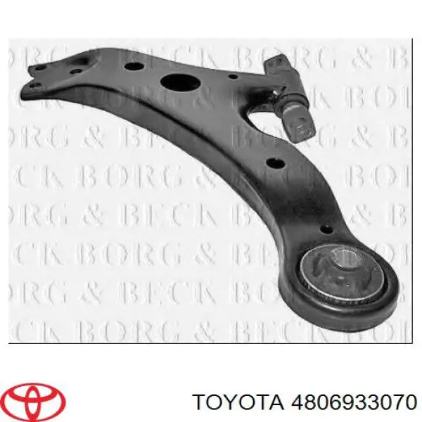 4806933070 Toyota Рычаг передней подвески нижний левый