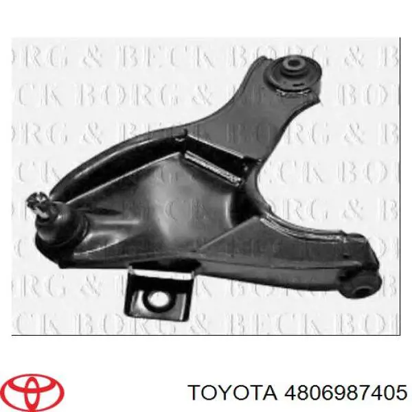 4806987405 Toyota Рычаг передней подвески нижний левый