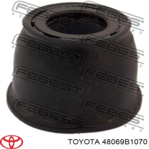 48069B1070 Toyota braço oscilante inferior esquerdo de suspensão dianteira