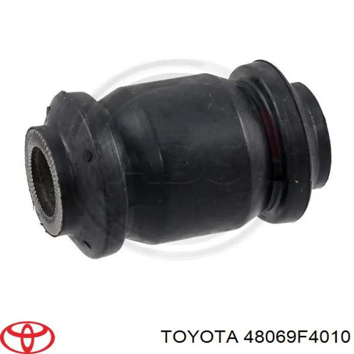 48069F4010 Toyota braço oscilante inferior esquerdo de suspensão dianteira