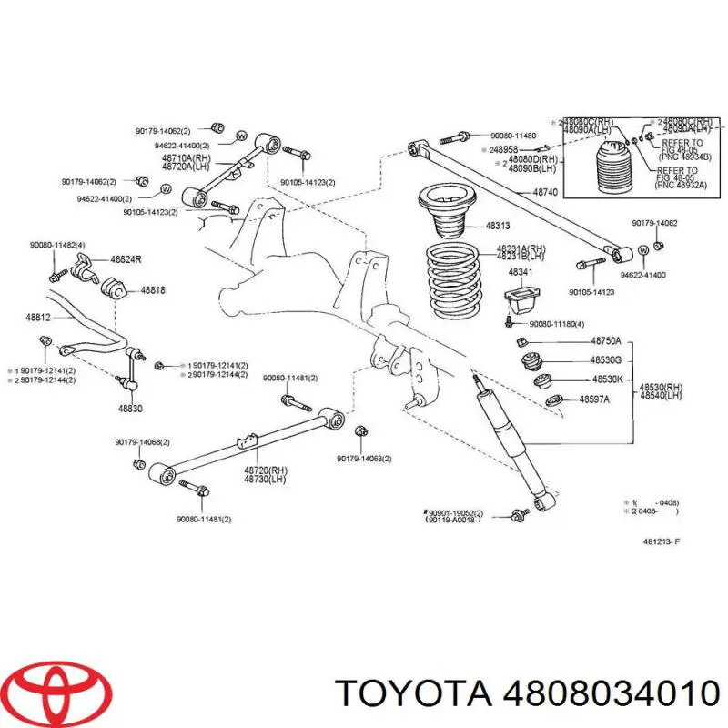 Coxim pneumático (suspensão de lâminas pneumática) do eixo traseiro para Toyota Sequoia 