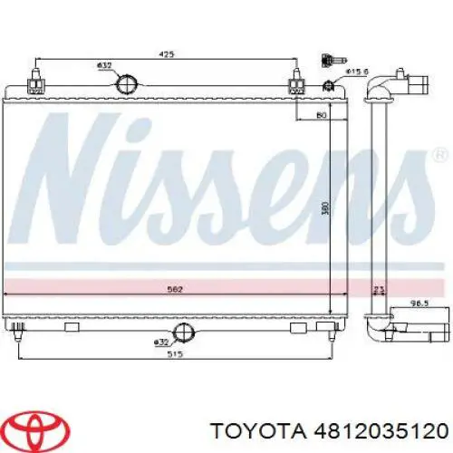 Купить 4812035120 Toyota Рессоры передние (пружины передней подвески)