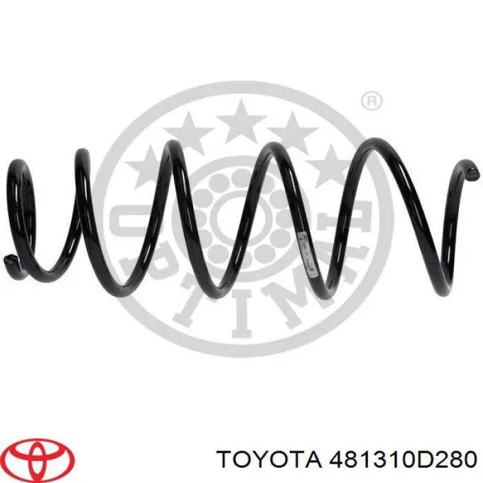 Пружина амортизатора передняя Toyota 481310D280 цена, от 29.14 USD
