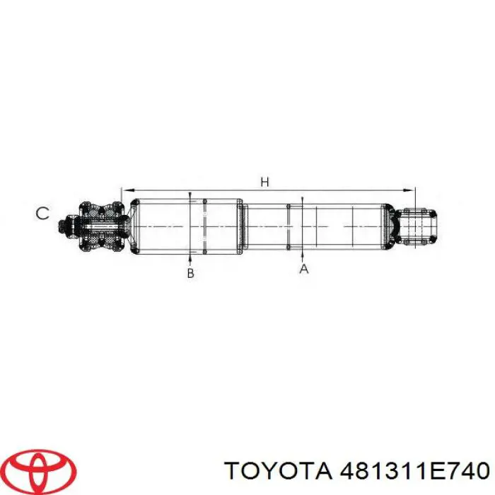 Купить 481311E740 Toyota Винтовая пружина подвеска