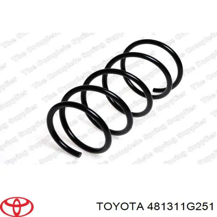 Пружина передняя левая 481311G251 Toyota