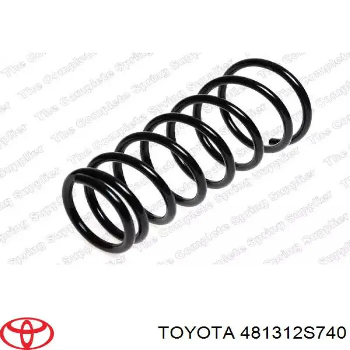 481312S740 Toyota Пружина передней подвески
