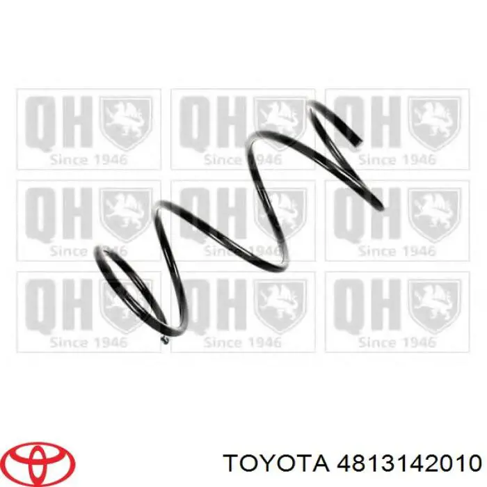 Muelle de suspensión eje delantero 4813142010 Toyota