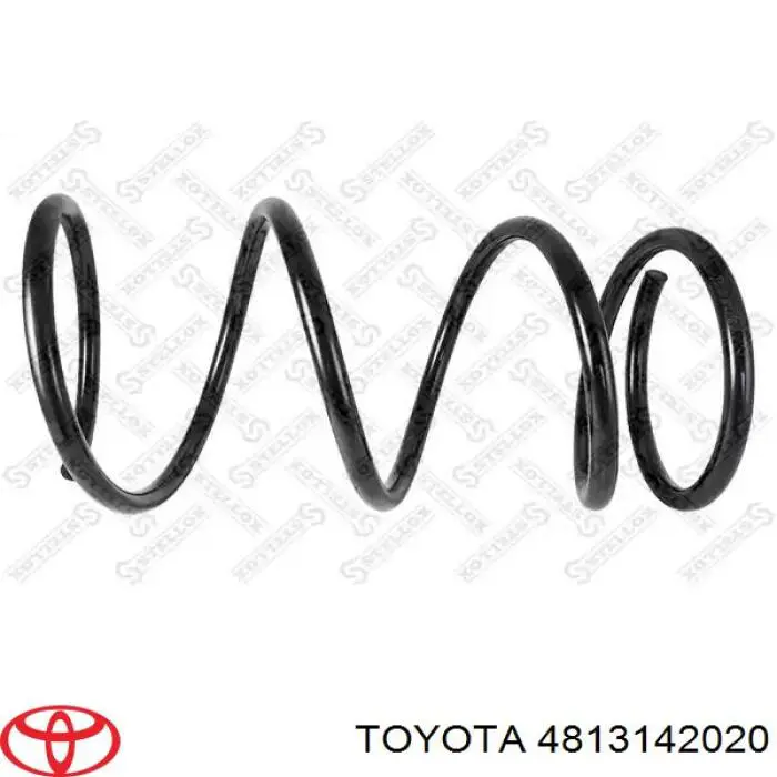 Muelle de suspensión eje delantero 4813142020 Toyota