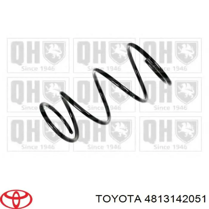 Купить 4813142051 Toyota Винтовая пружина подвеска