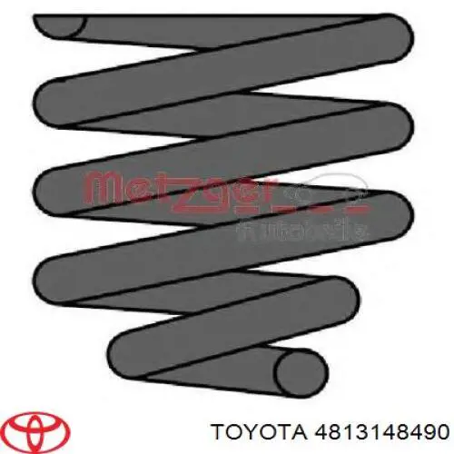 Передняя пружина 4813148490 Toyota