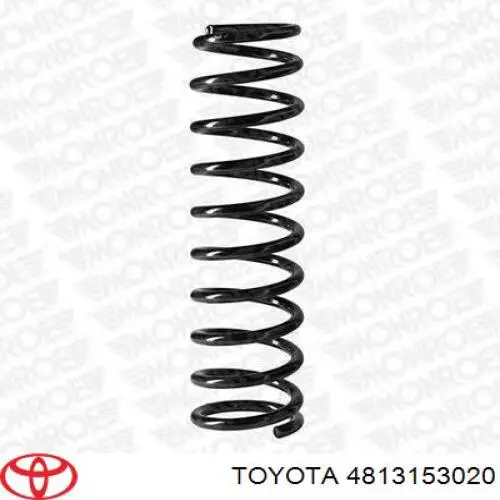 Muelle de suspensión eje delantero 4813153020 Toyota/Lexus