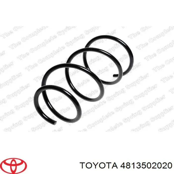 4813502020 Toyota пружина передняя левая