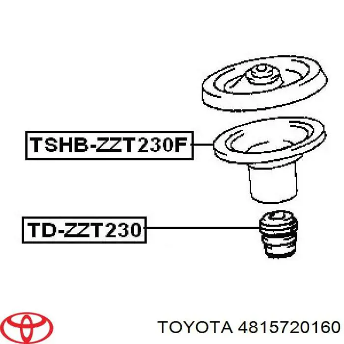 Пыльник амортизатора 4815747010 Toyota