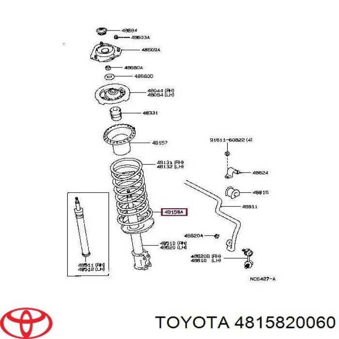 4815820060 Toyota 