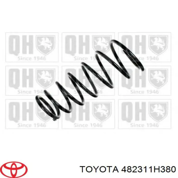 482311H380 Toyota Пружина подвески задняя
