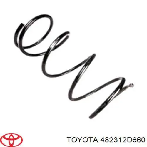 Пружина амортизатора Toyota 482312D660 цена, от 39.46 USD
