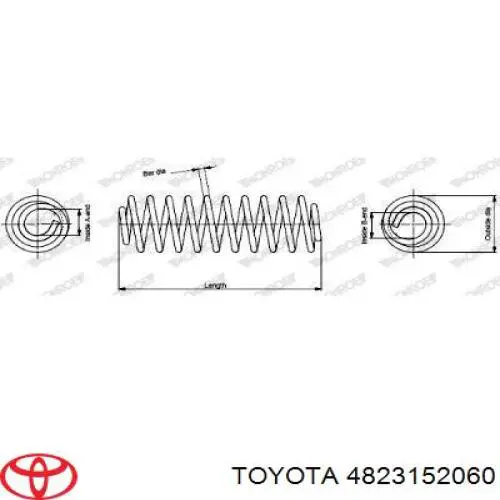 Задняя пружина 4823152060 Toyota