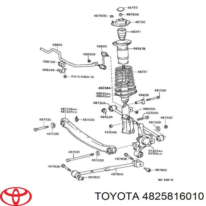  4825816010 Toyota