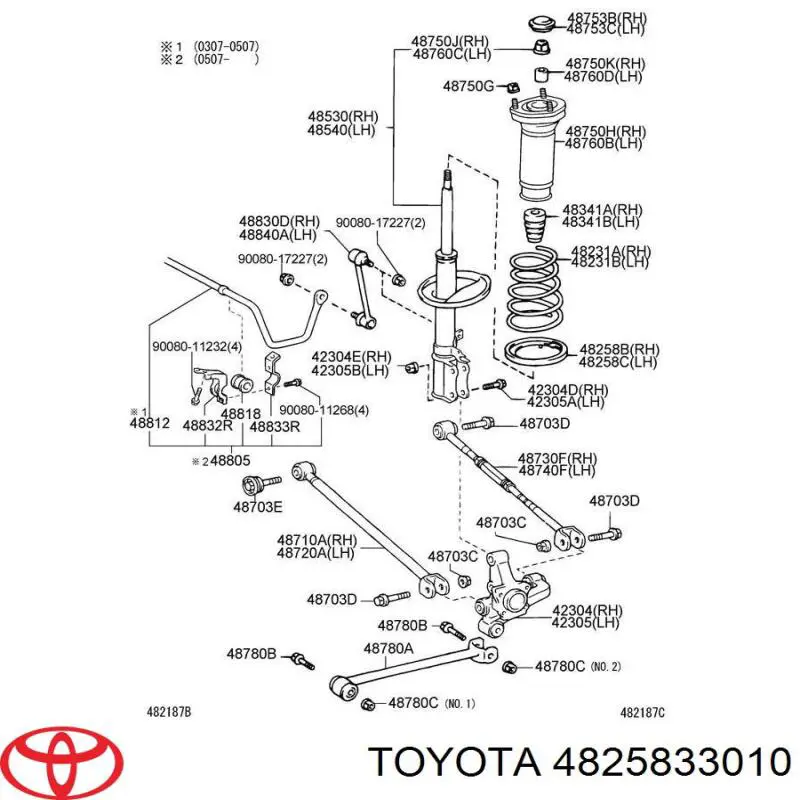  4825833010 Toyota