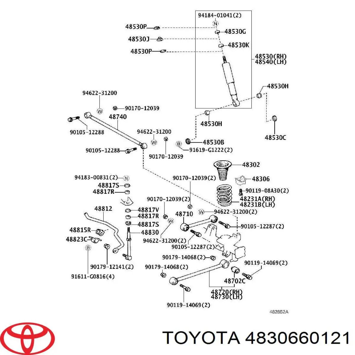  4830660121 Toyota