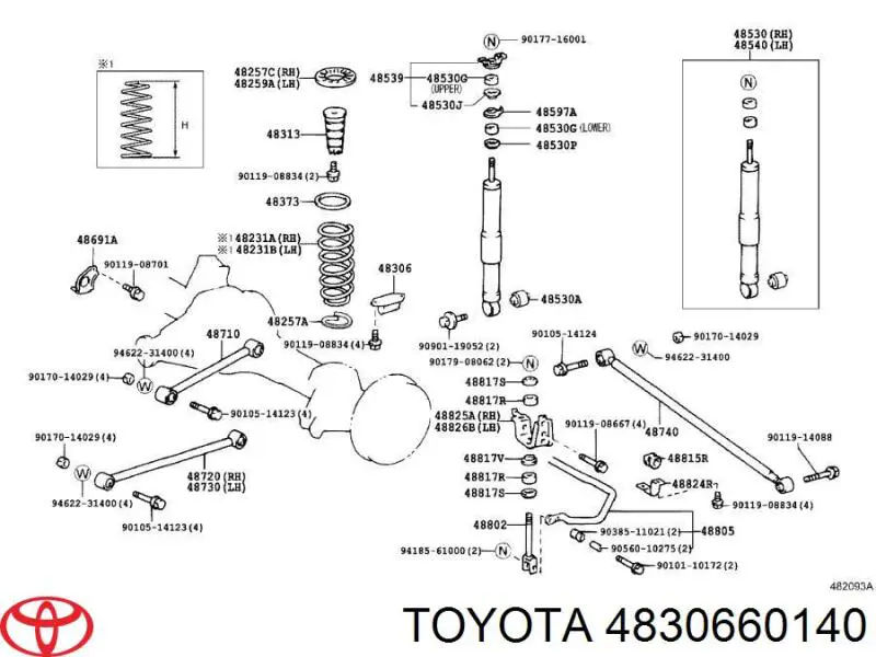  4830660140 Toyota