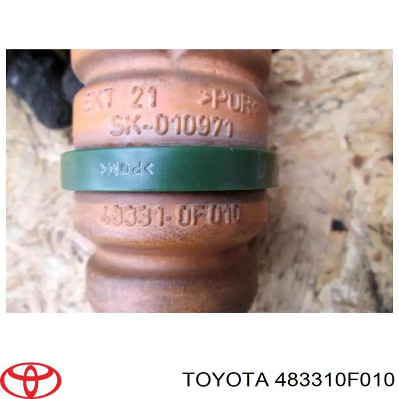 Pára-choque (grade de proteção) de amortecedor dianteiro para Toyota Corolla (R10)