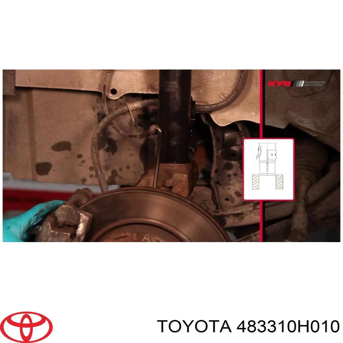 Купить 483310H010 Toyota Буфер (отбойник) амортизатора переднего